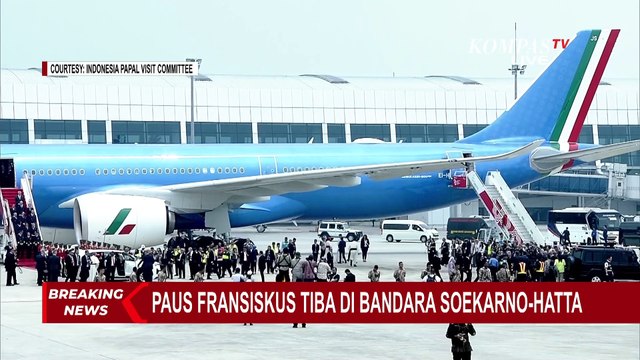 Tiba di Indonesia, Paus Fransiskus Langsung Menuju Kedubes Vatikan