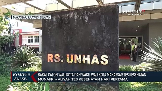 Bakal Calon Walikota Dan Wakil Walikota Makassar Tes Kesehatan