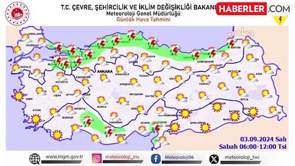 Bugün Bazı İllerde Kuvvetli Yağış Bekleniyor