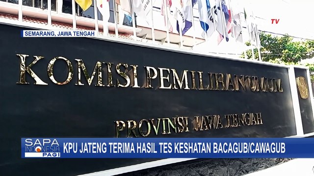 KPU Jateng Terima Hasil Pemeriksaan Kesehatan Bakal Cagub dan Cawagub
