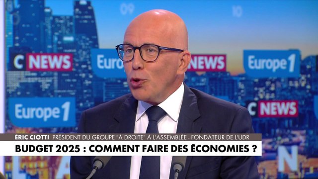 Eric Ciotti : «L'urgence est de rétablir l'ordre dans la rue et l'ordre dans les comptes»