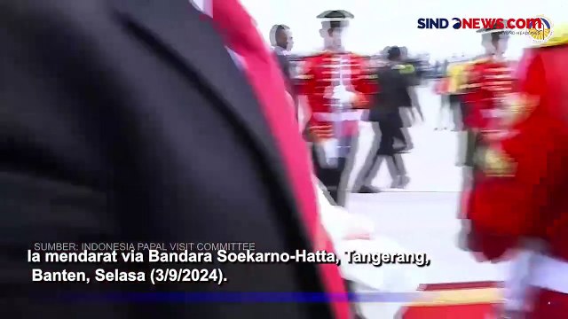 Tiba di Indonesia, Paus Fransiskus Langsung Menuju Kedubes Vatikan