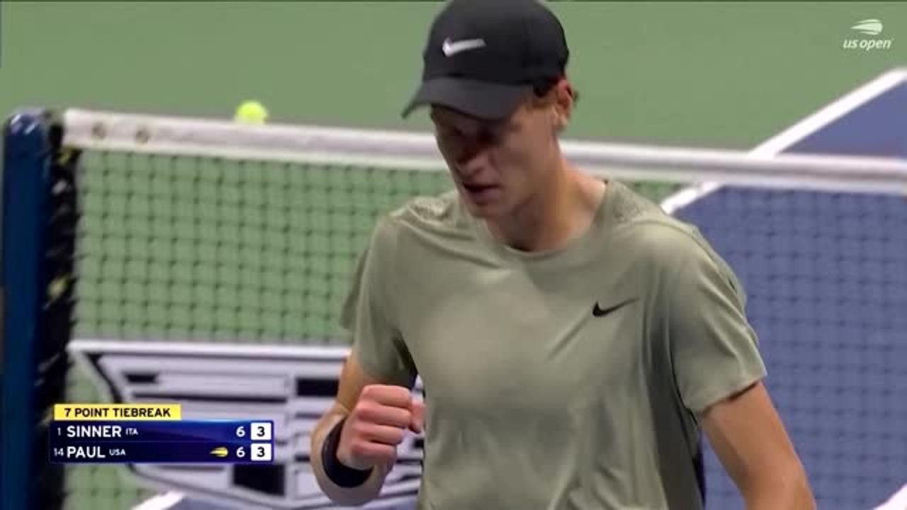 US Open - Sinner écarte Paul et rejoint Medvede...