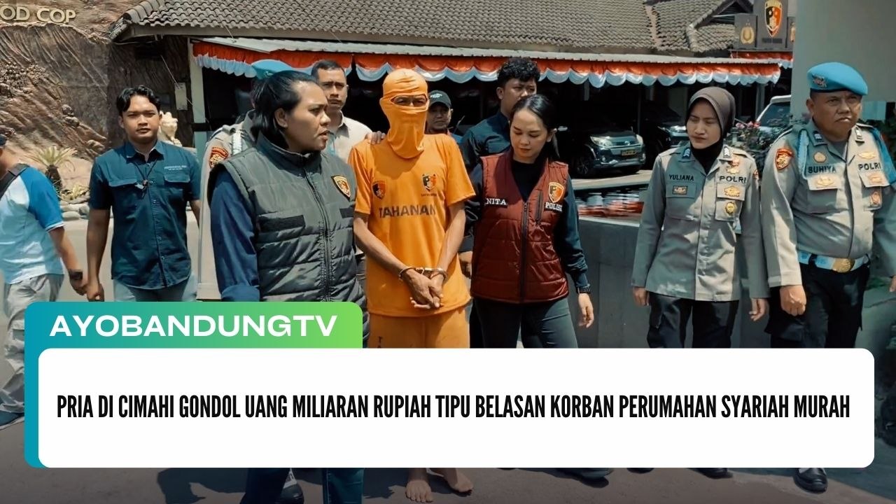 Pria di Cimahi Gondol Uang Miliaran Rupiah Tipu Belasan Korban Perumahan Syariah Murah