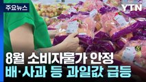 소비자물가 41개월 만에 최저 상승...