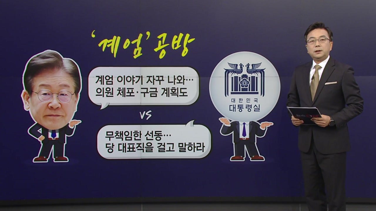 '계엄 준비설' 공방 확산..."당연히 의심" vs "지지층 결집용" [앵커리포트]...