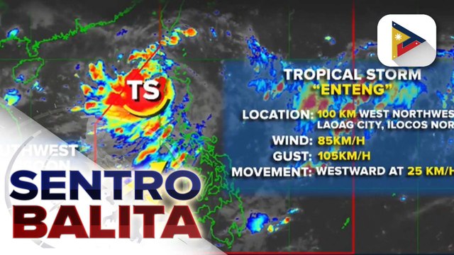 Panayam sa PAGASA hinggil sa lumakas pang Bagyong #EntengPH at binabantayang bagong sirkulasyon