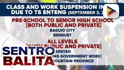 Cordillera RDRMC, naka-Red Alert ngayon sa harap ng epekto ng Bagyong #EntengPH;