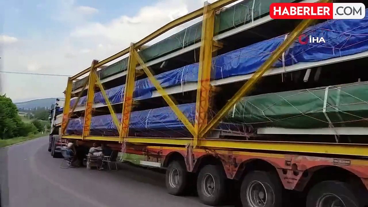 Ardahan- Posof Türkgözü sınır kapısında tır kuyruğu