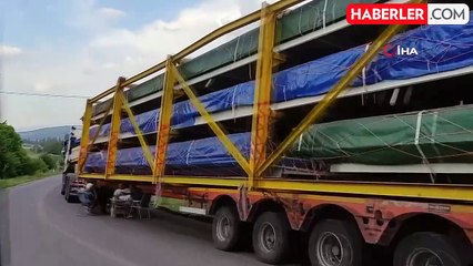 Ardahan- Posof Türkgözü sınır kapısında tır kuyruğu