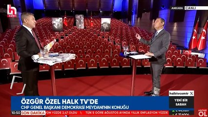 Özgür Özel: Bir duble rakı içtim