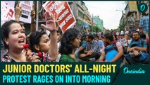 Kolkata RG Kar Case: Junior Doctors Clash with Police | Demand Resignation of CP Vineet Goyal; WATCH