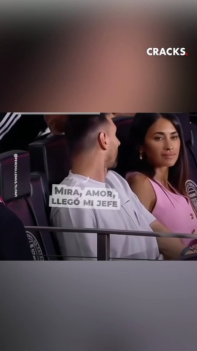Llega Beckham al estadio, y Antonela…