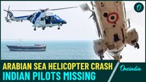 Shocking Crash! Coast Guard Helicopter Down Off Porbandar During Rescue Mission | Two Pilots Missing