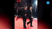 Brad Pitt ve George Clooney’den kırmızı halı şovu