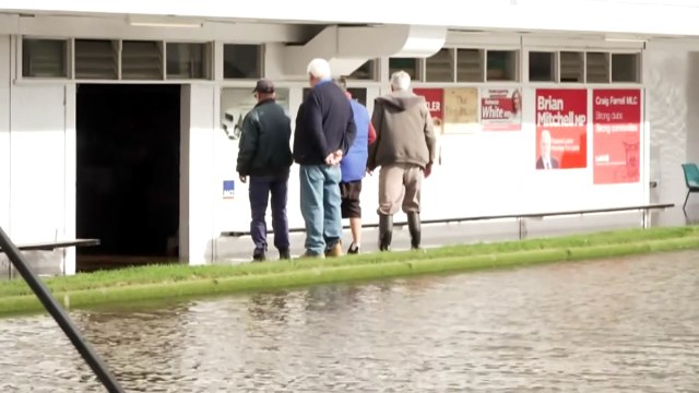 Wild weather eases in Tasmania after flooding peaks