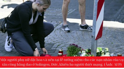 IS nhận trách nhiệm về vụ tấn công bằng dao ở Solingen