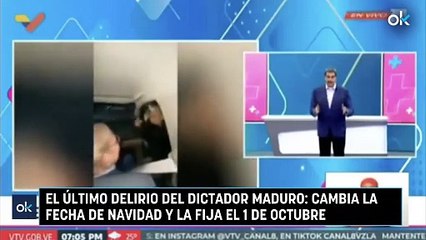 El último delirio del dictador Maduro cambia la fecha de Navidad y la fija el 1 de octubre