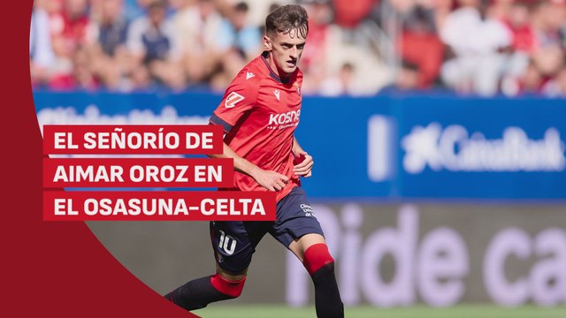 Es el gesto en lo que va de liga: el momentazo de Aimar Oroz cuando le sacan roja a Alfon