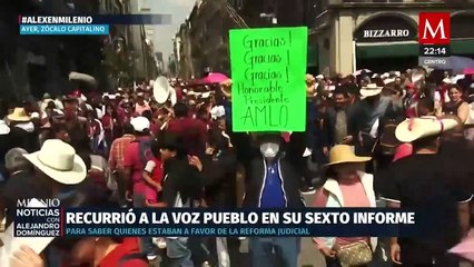 Así fue el sexto y último informe de gobierno de AMLO. Alejandro Domínguez, 02 de septiembre 2024