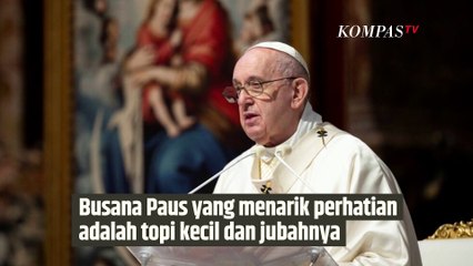 Paus Fransiskus Tiba di Indonesia, Ini Makna Pakaian yang Dikenakan | SINAU