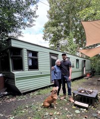 We bought a tatty static caravan for £6k - now 90% of our income into savings