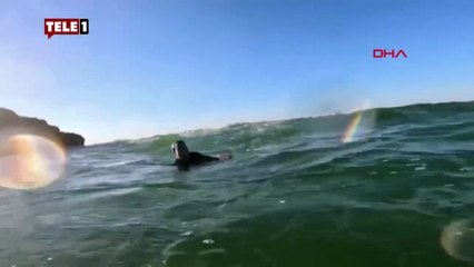 Denizdeki son anları arkadaşının kamerasına yansıdı 10 dakika sonra cansız bedeni bulundu