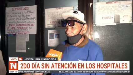 scz-um SEGUNDO DÍA DE PARO EN HOSPITALES CRUCEÑOS; PACIENTES SE QUEJAN
