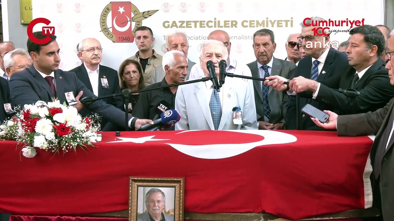 Hayatını kaybeden Gazeteciler Cemiyeti Başkan Vekili Savaş Kıratlı için Cemiyet'te tören düzenlendi