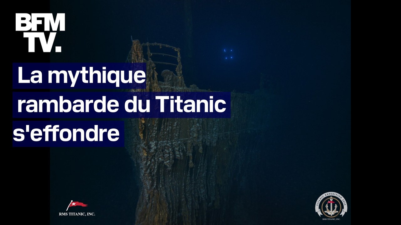 Une partie de la mythique rambarde du Titanic s'est effondrée