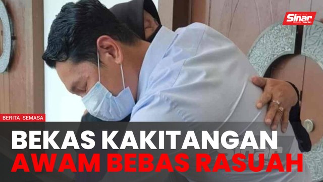 Menitis air mata, meluru peluk ibu selepas dilepas dan dibebaskan