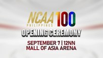 NCAA Season 100 officially opens on Saturday