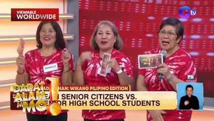 Mga senior citizen at estudyante, nagharap sa ‘PaDAMihan’ stage | Dapat Alam Mo!