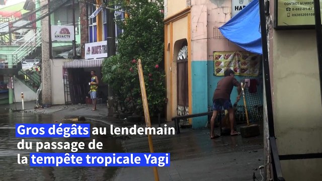 Philippines: La tempête tropicale Yagi fait onze morts et des inondations