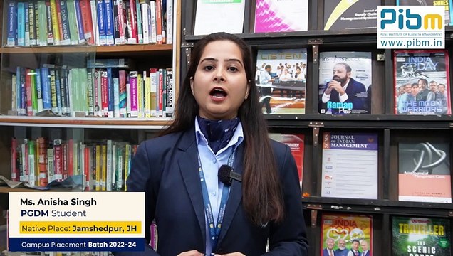 PIBM's MBA & PGDM Placements Triumph Anisha Singh's Inspiring Success Story Batch 2022-24
