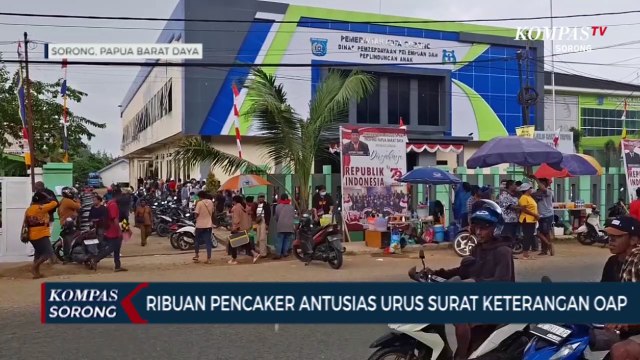 Ribuan Pencaker Antusias Urus Surat Keterangan OAP Syarat Penerimaan CPNS