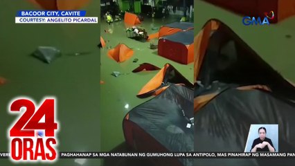 Evacuation center ng mga nasunugan, binaha; bigas at naipong relief goods, nalubog sa tubig | 24 Oras
