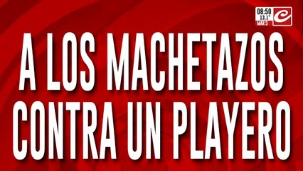 Locura en estación de servicio: lo agarró a machetazos porque tardó en atenderlo