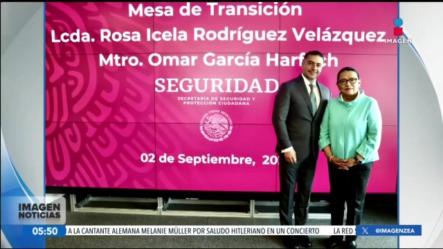 Rosa Icela Rodríguez se reúne con Omar García Harfuch