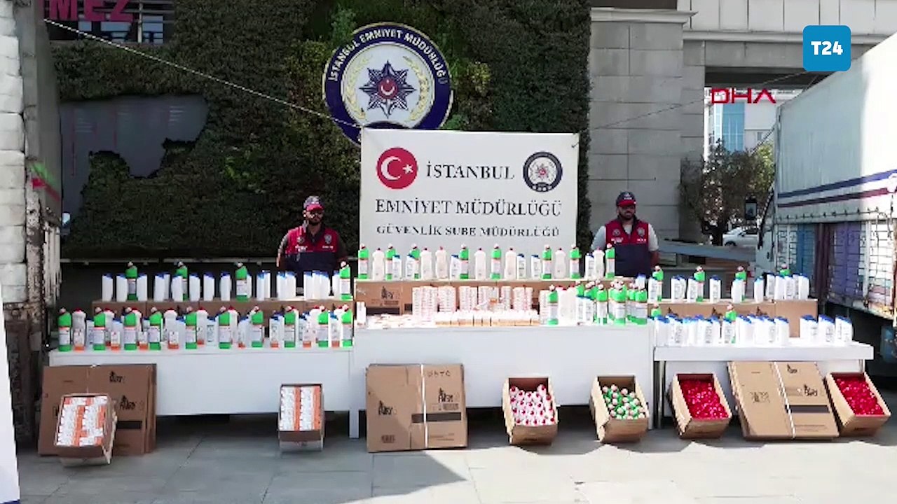 İstanbul'da sahte kozmetik ürünü ve temizlik malzemesi operasyonu