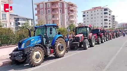 Keşanlı çiftçilerden eylem: "Fazlasını değil, hakkımı ver"