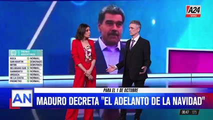 Nicolás Maduro adelanta la Navidad al 1 de octubre: una medida que ya tiene precedentes