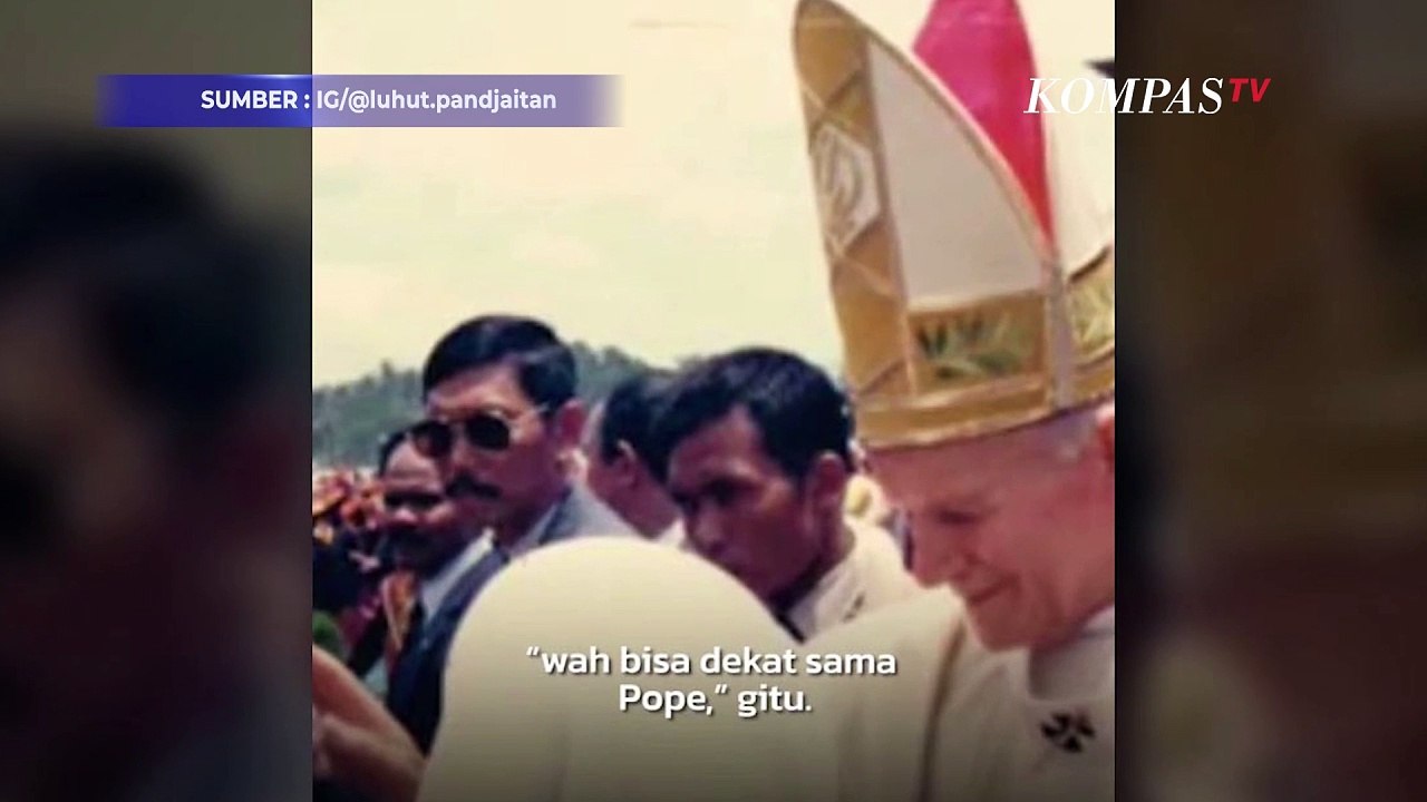 Cerita Luhut Kenangan saat Kawal Paus Yohanes Paulus II di Jakarta Tahun 1989