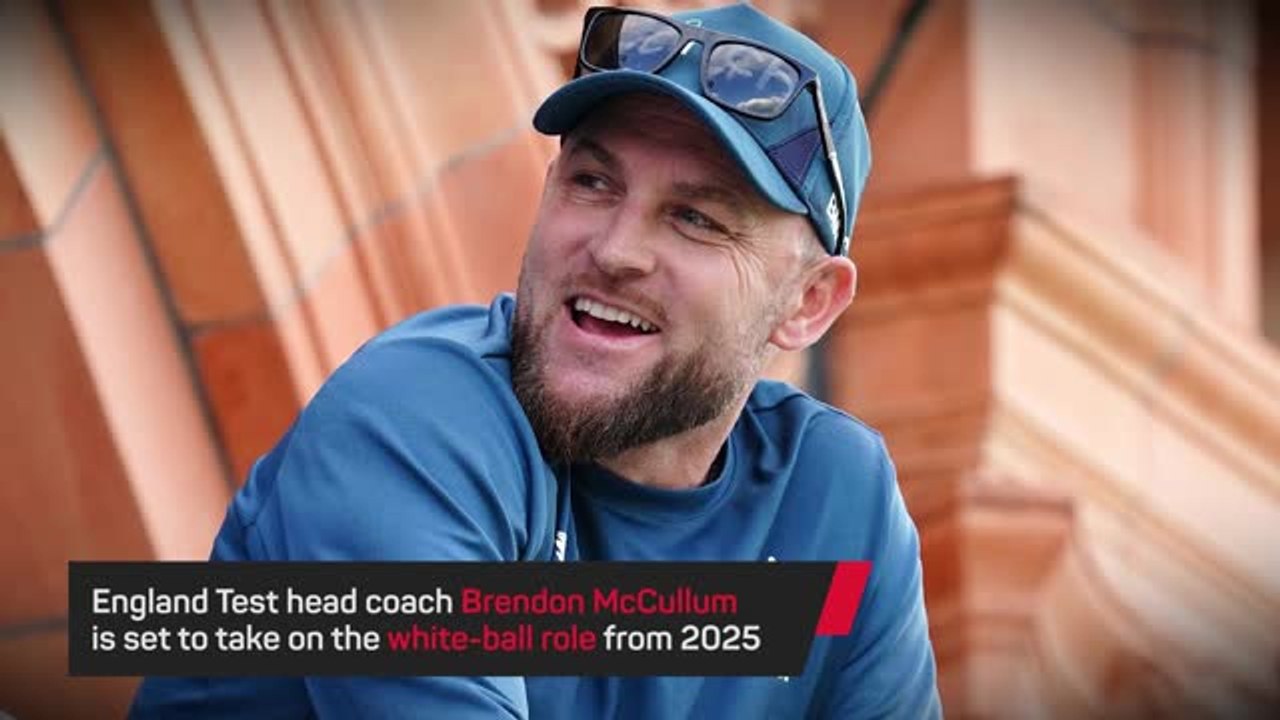 Breaking News - McCullum named England's white-ball coach