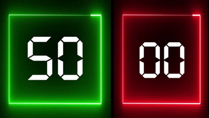 Workout Countdown 50/10 seconds - Total 10 minutes