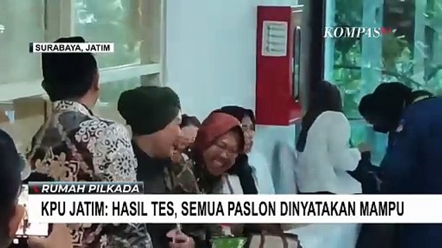 KPU Jatim Ungkap Hasil Tes Kesehatan, Semua Paslon Pilgub Dinyatakan Mampu