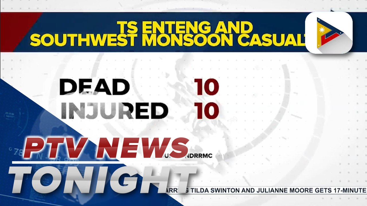 Tropical Storm ‘Enteng’, enhanced southwest monsoon reported death toll rises to 10