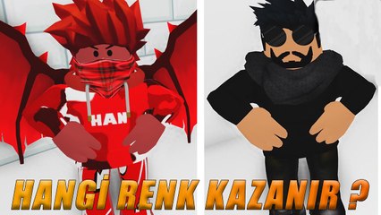 ❤️ Herşey Kırmızı vs Herşey Siyah | Herşey Tek Renk Challenge | Roblox Adopt Me