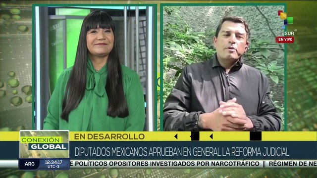 Diputados mexicanos aprueba en general y particular la reforma judicial