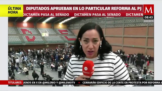Diputados aprueban reforma al Poder Judicial; va al Senado